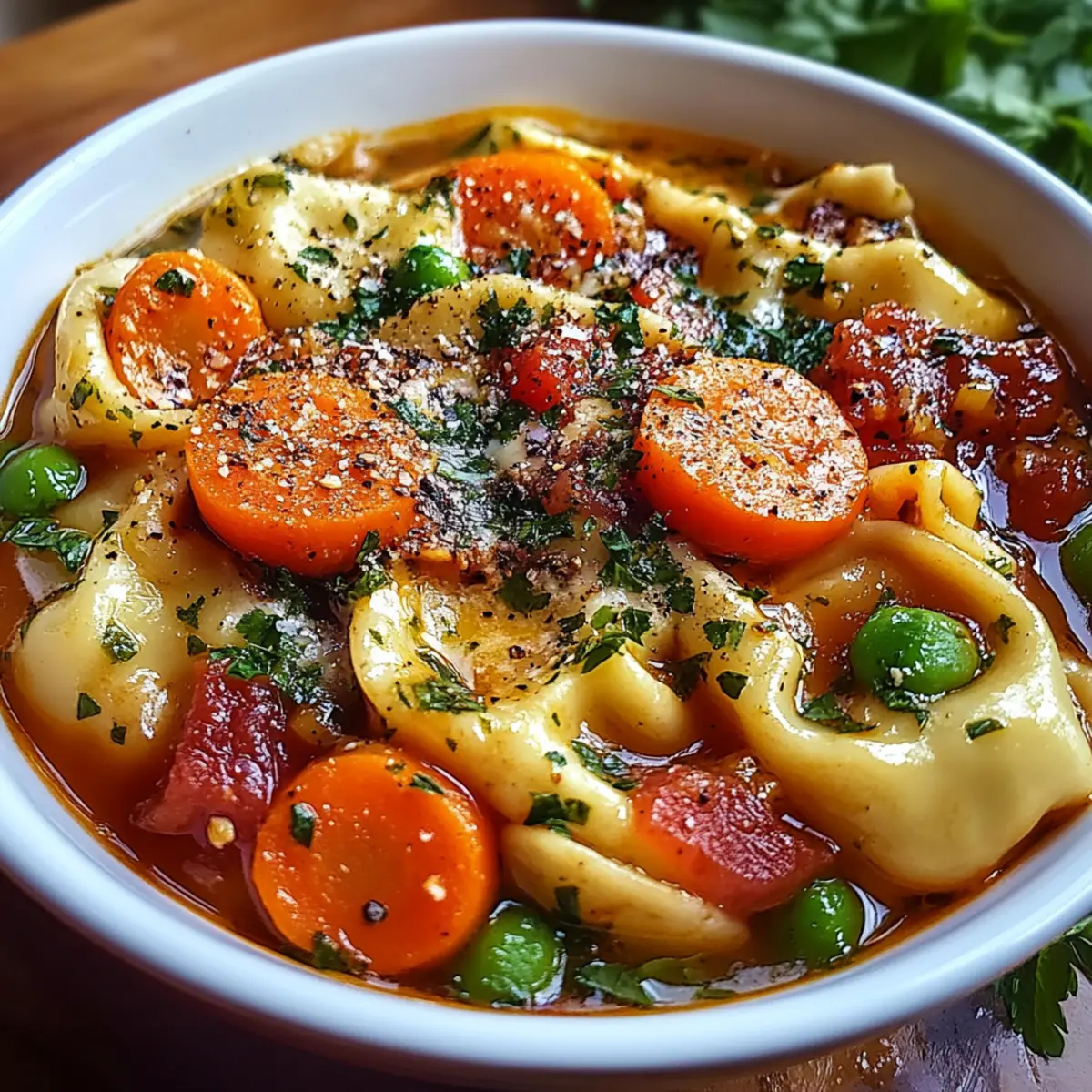 Healthy Tortellini Soup
