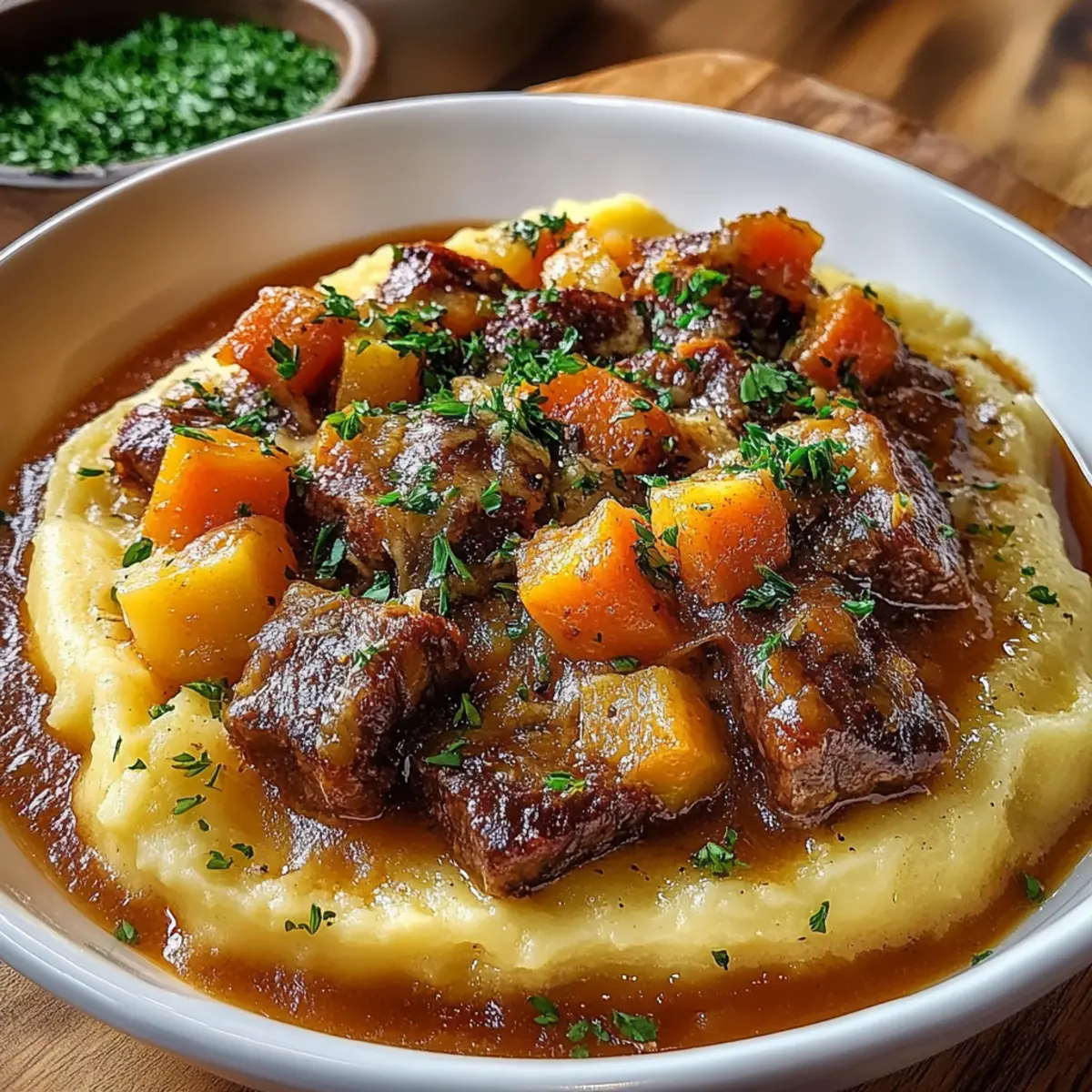 Irish Stew With Mashed Potatoes
