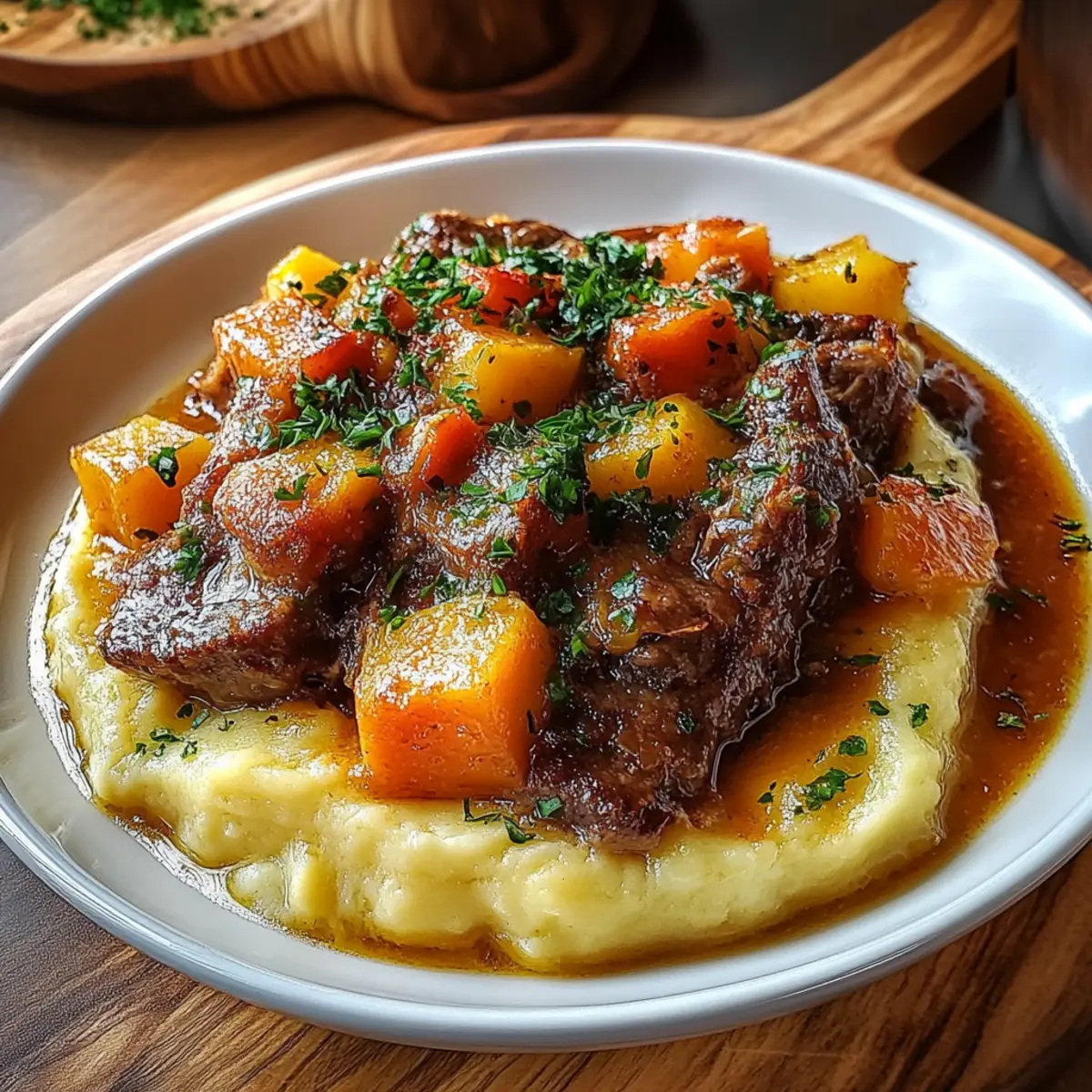 Irish Stew With Mashed Potatoes