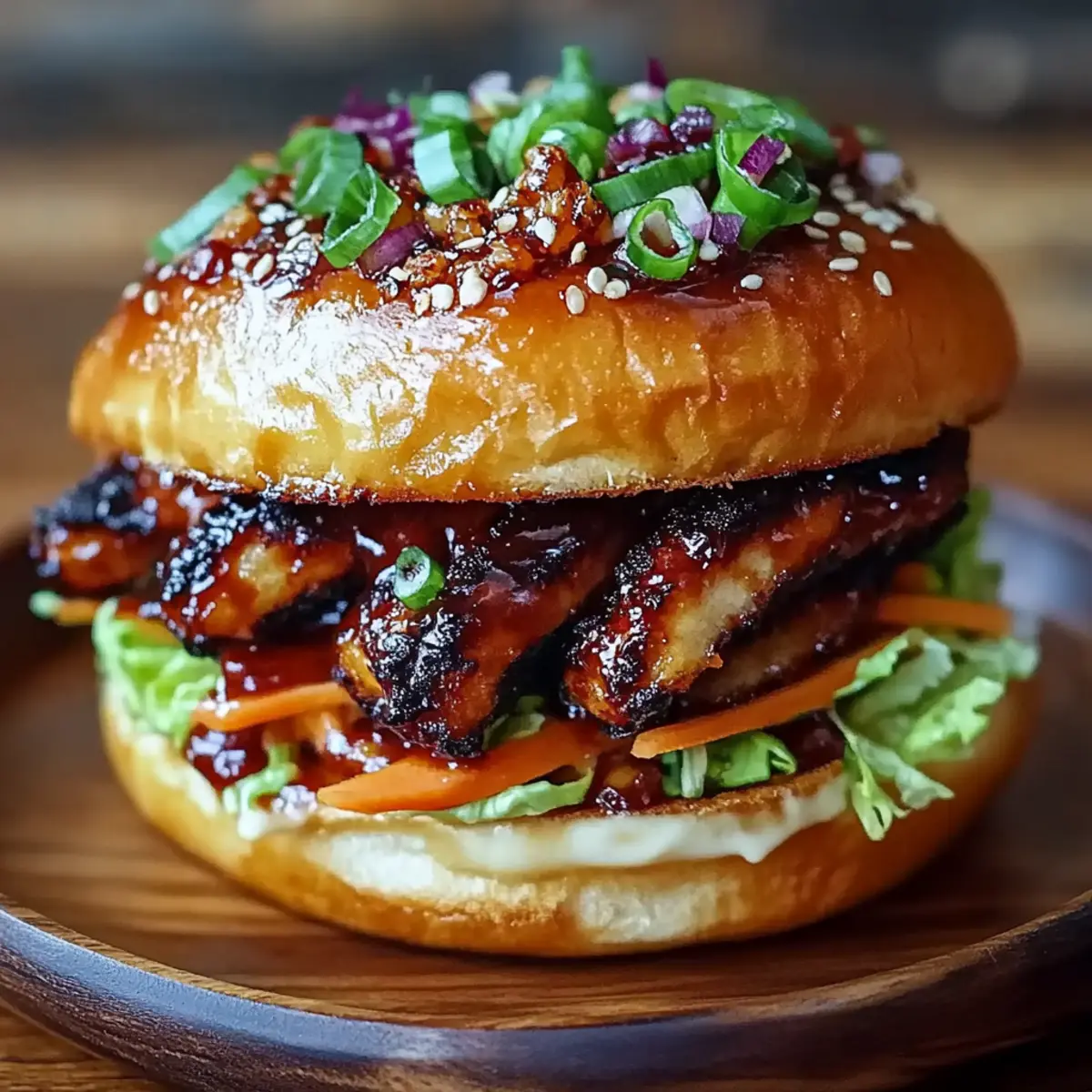 Korean BBQ Chicken Sandwich