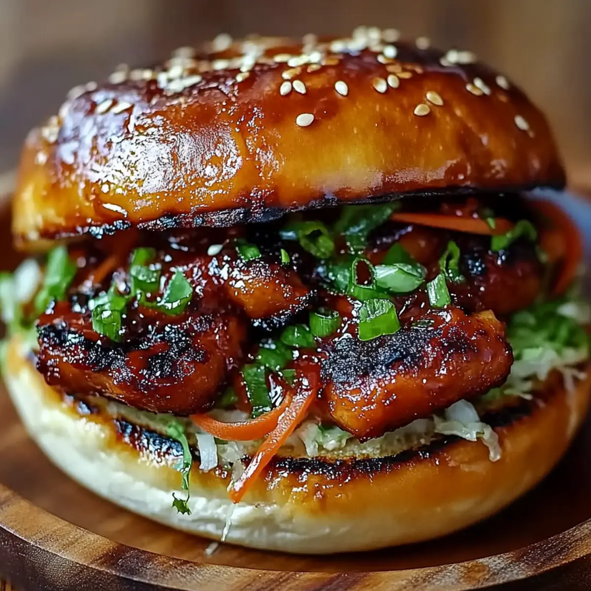 Korean BBQ Chicken Sandwich