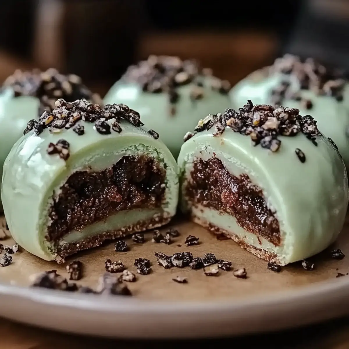 Mint Oreo Truffles