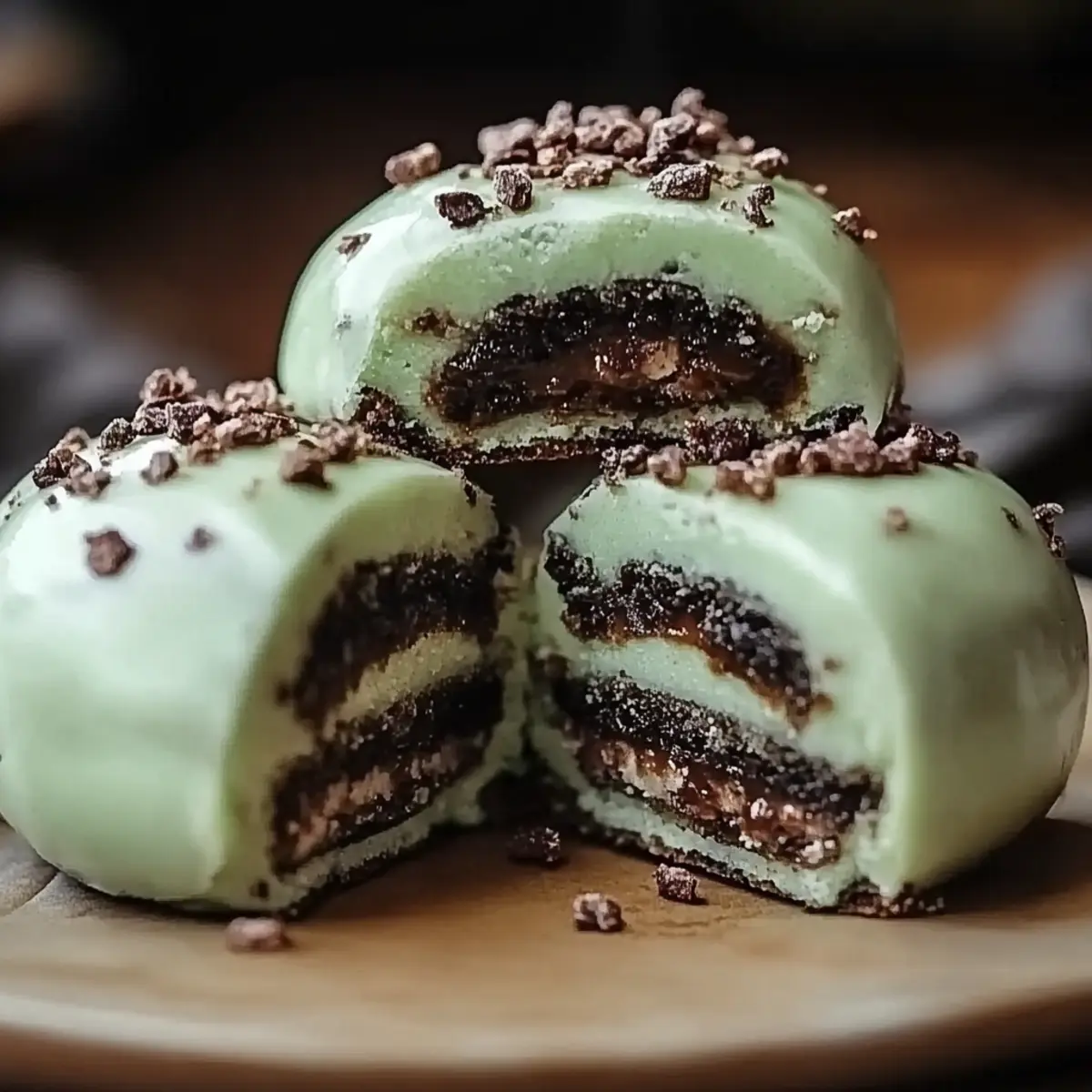 Mint Oreo Truffles
