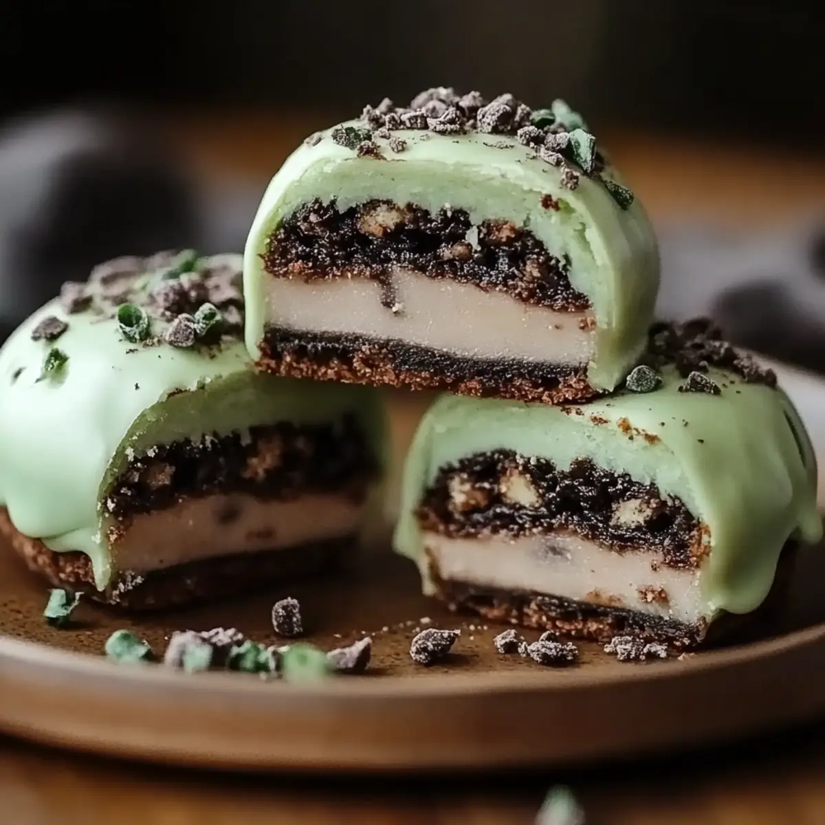 Mint Oreo Truffles