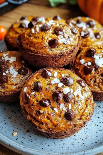Pumpkin Chocolate Chip Muffins Gluten Free
