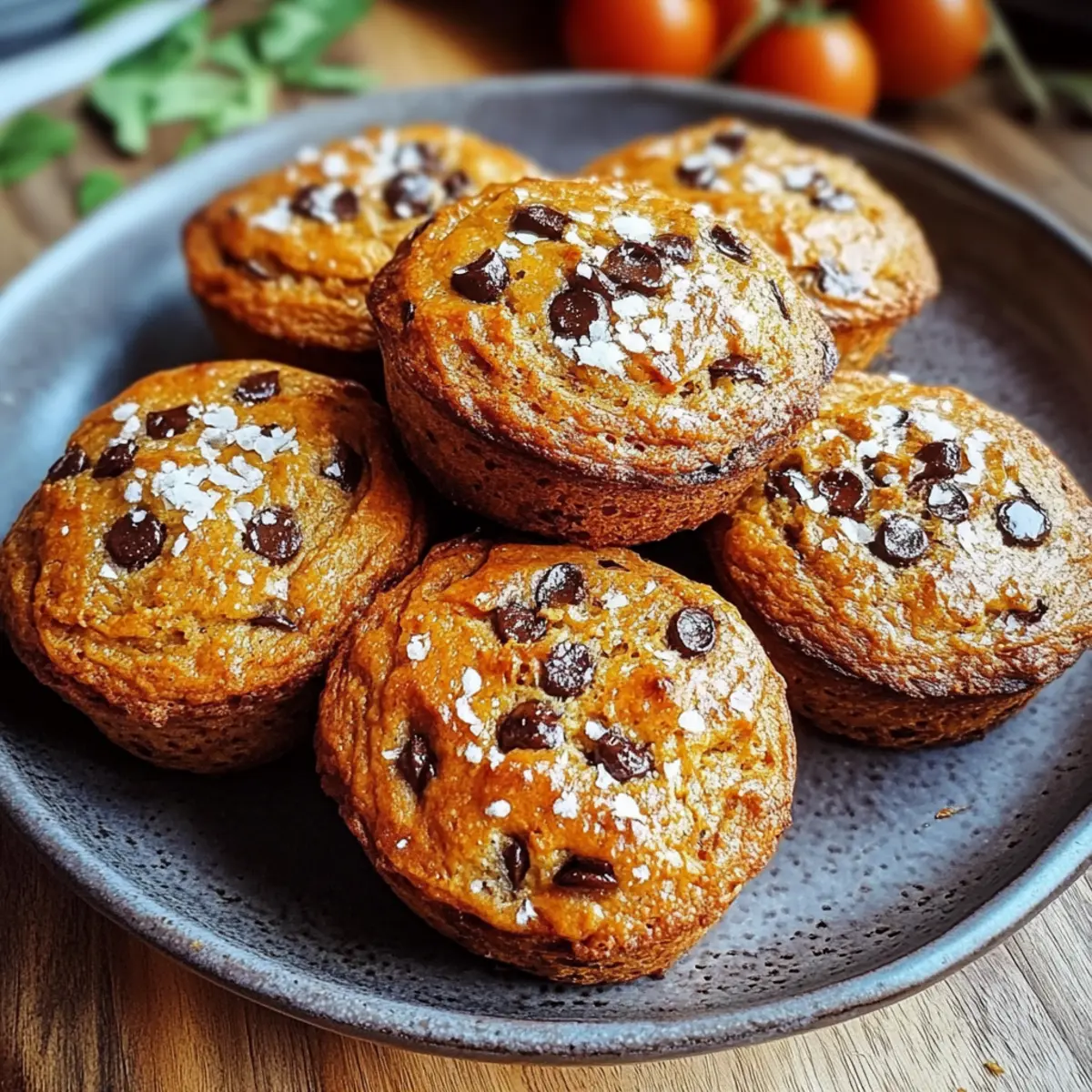 Pumpkin Chocolate Chip Muffins Gluten Free