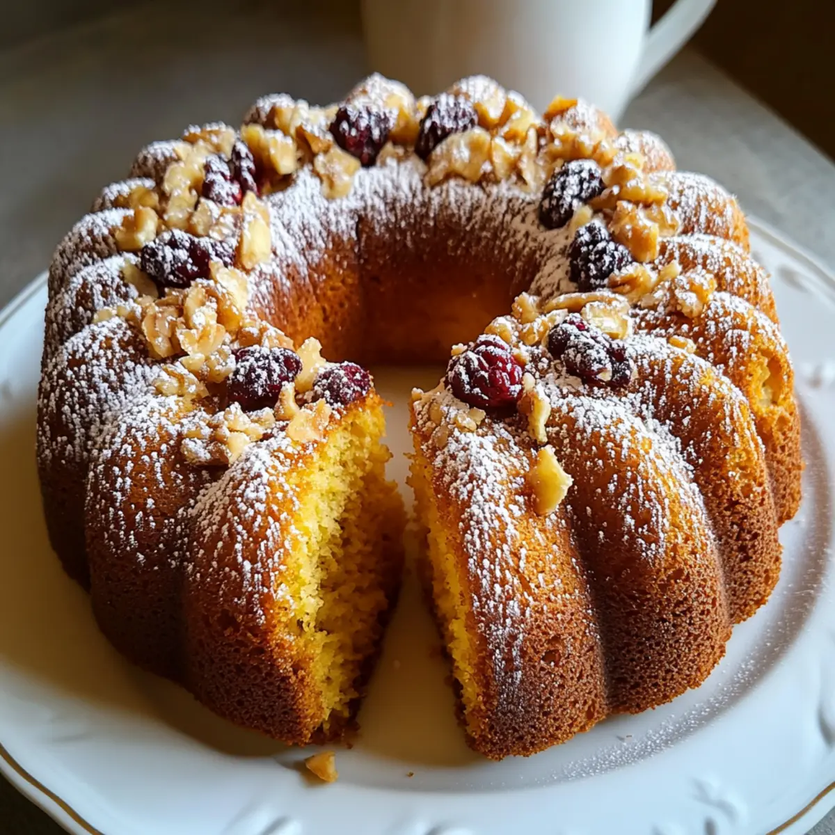 Pumpkin Rum Cake