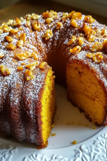 Pumpkin Rum Cake