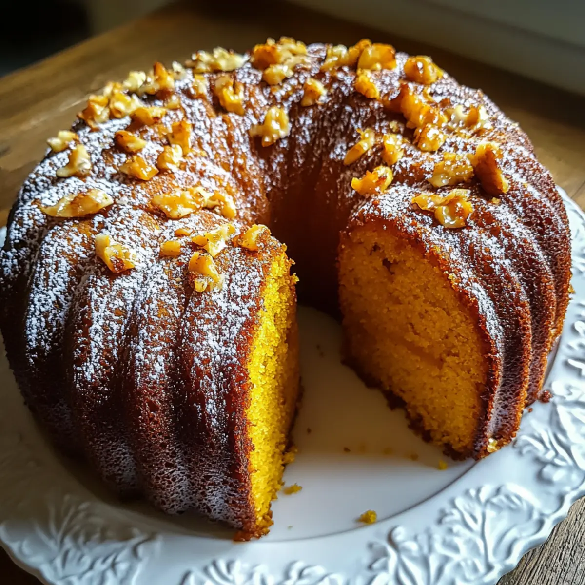 Pumpkin Rum Cake