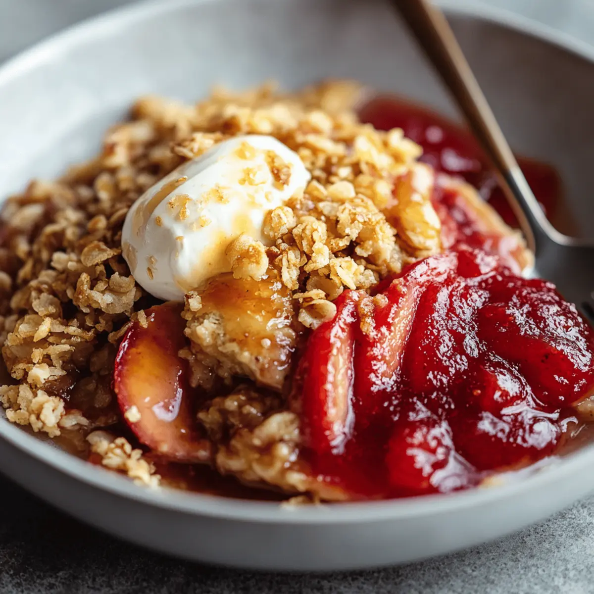 Rhubarb Crisp