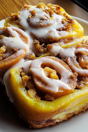 Soft Pumpkin Cinnamon Rolls
