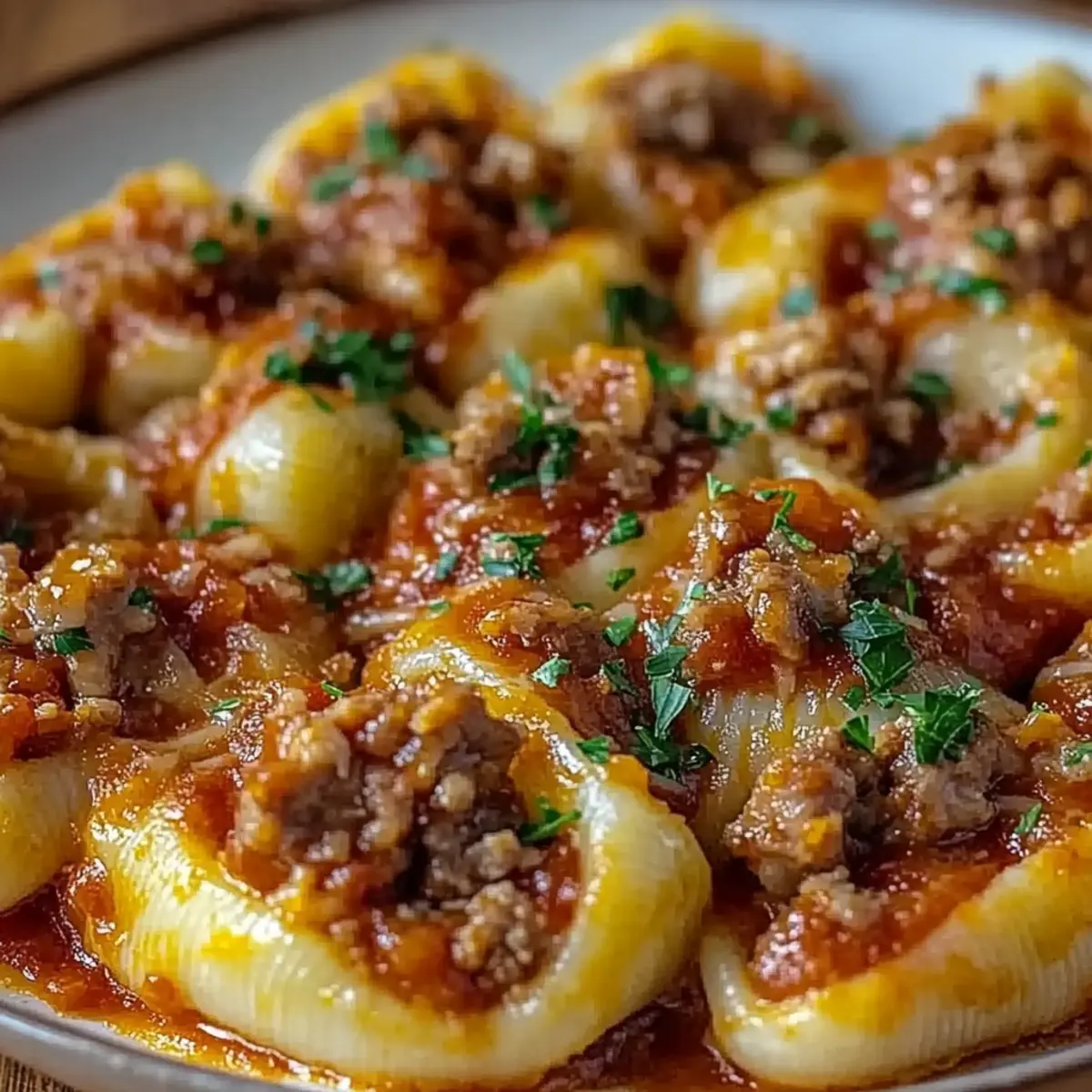 Stuffed Shells with Meat