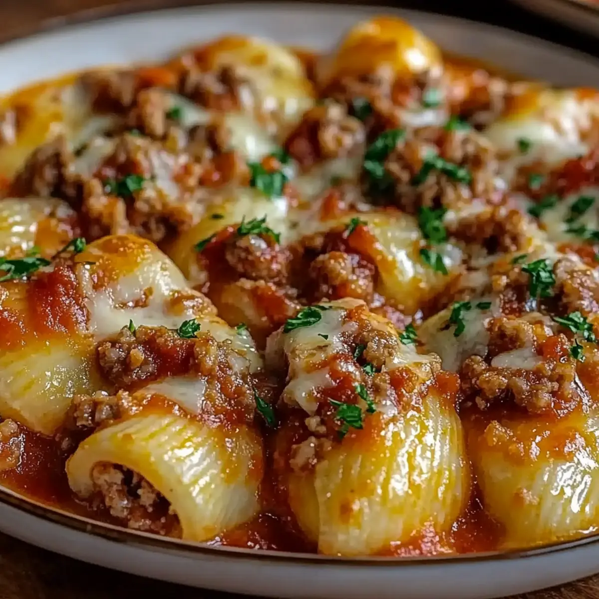 Stuffed Shells with Meat