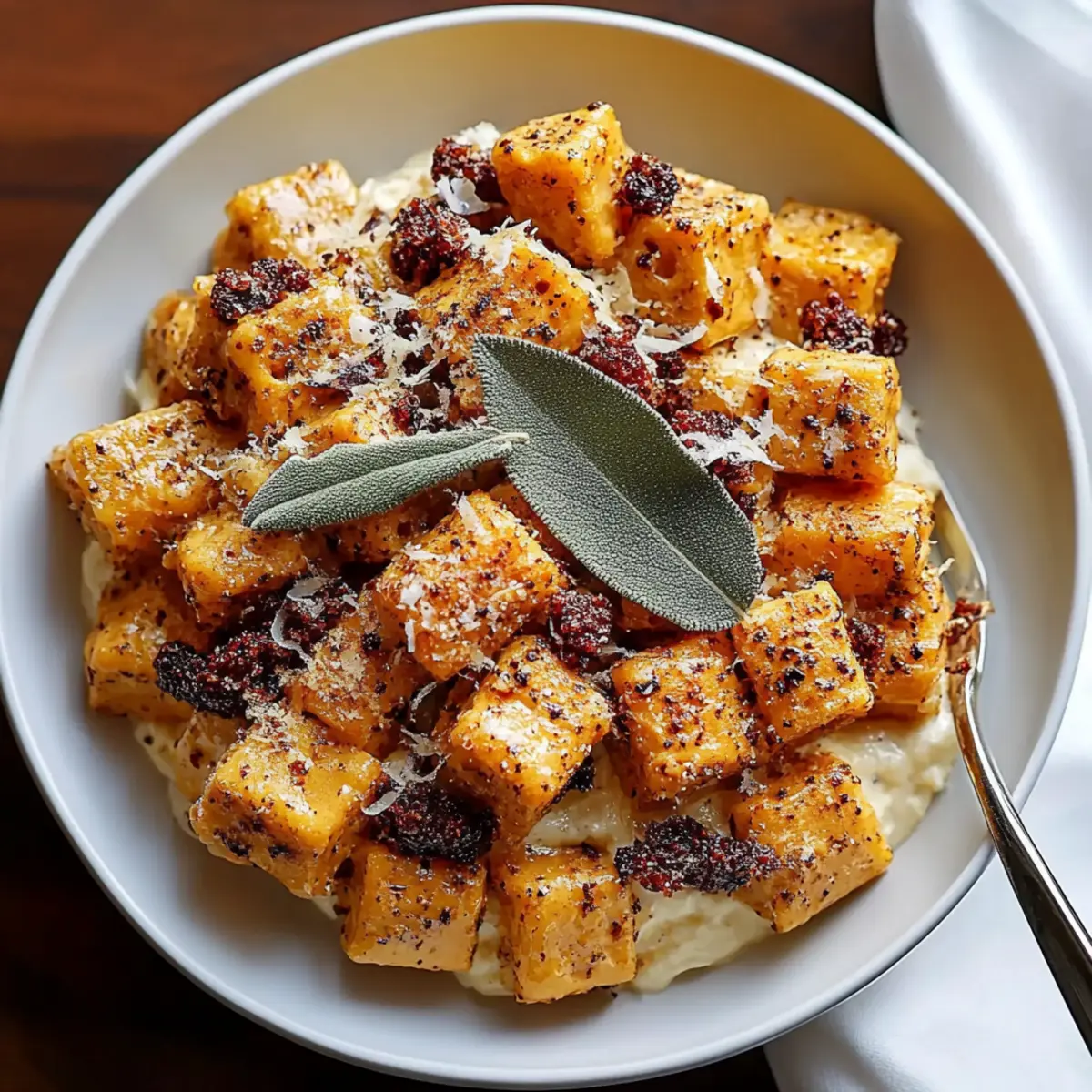 Sweet Potato Goat Cheese Sage