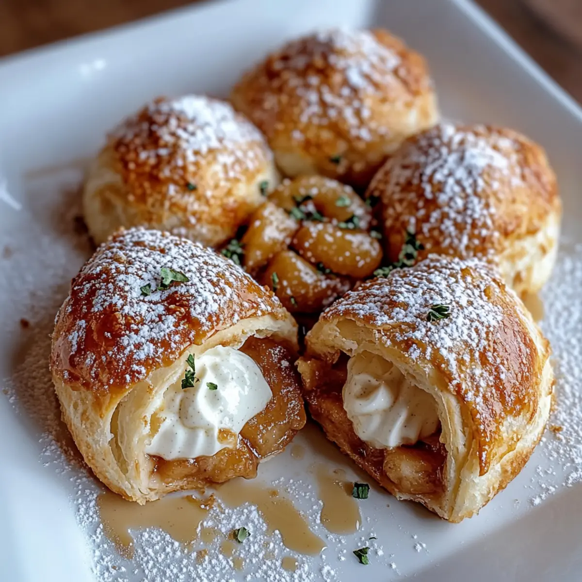 Air Fryer Apple Pie Bombs