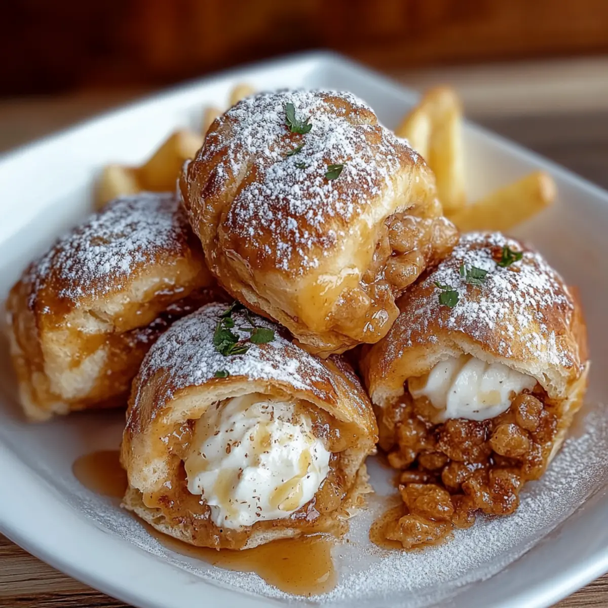 Air Fryer Apple Pie Bombs