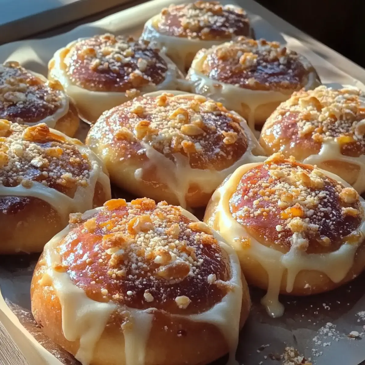 Apple Cheesecake Buns