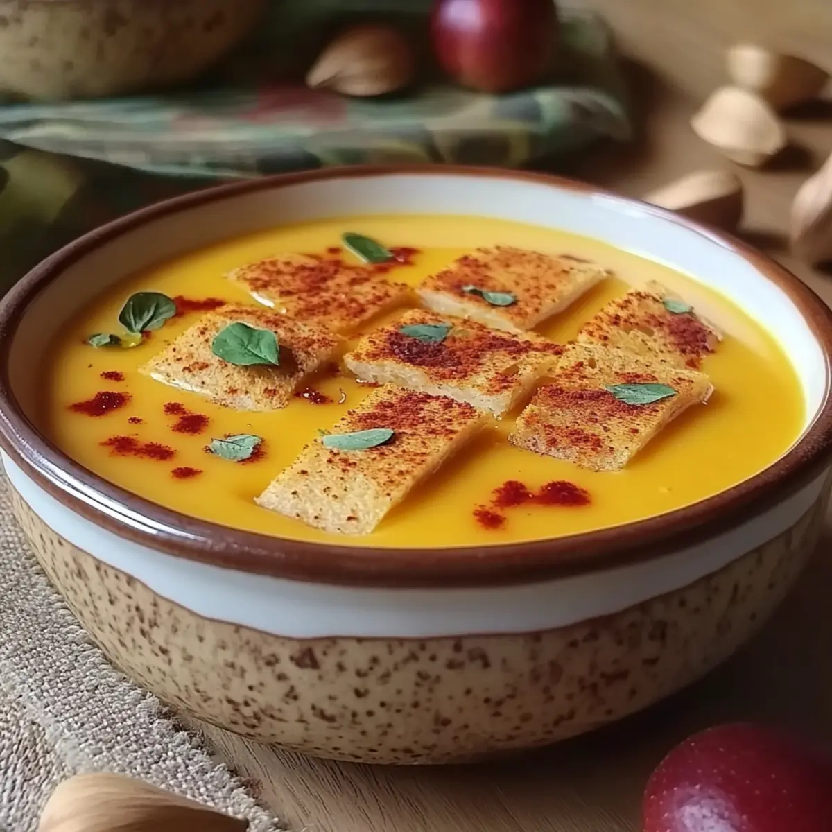 Autumn-Spiced Roasted Pumpkin Soup