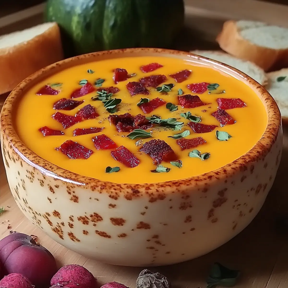 Autumn-Spiced Roasted Pumpkin Soup