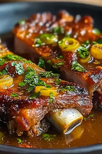 Beef Ribs with Tomato Sauce and Chipotle