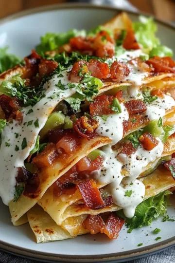 Blt Wraps With Sauce