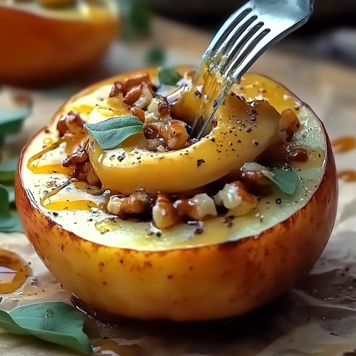 Blue Cheese Stuffed Pears
