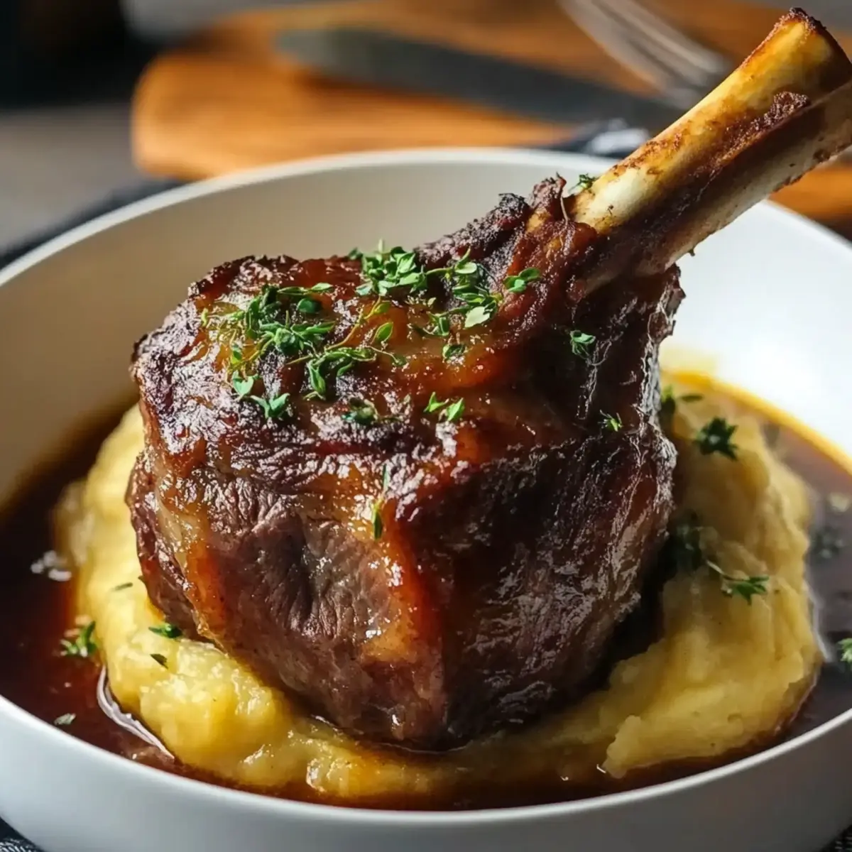 Braised Lamb Shanks