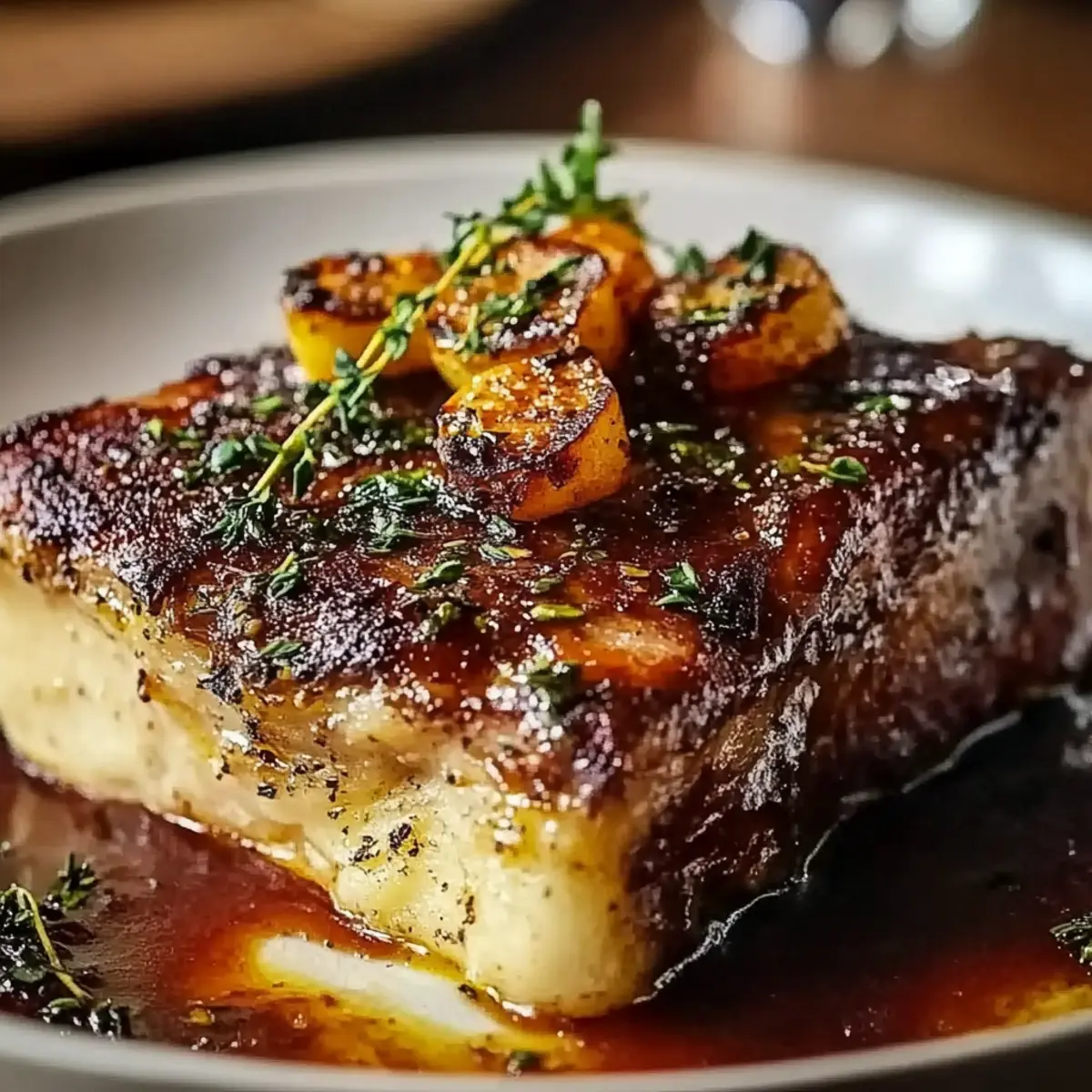 Braised Short Ribs with Mashed Potatoes