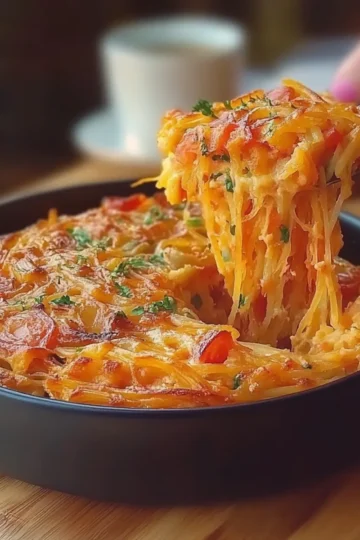 Breakfast Veggie Crinkle Cake