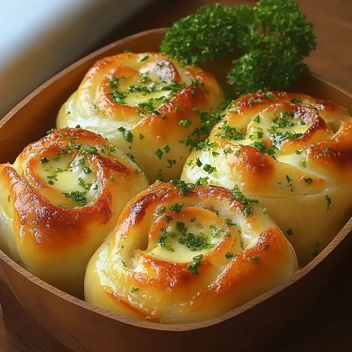 Buttery Cheese Garlic Rolls