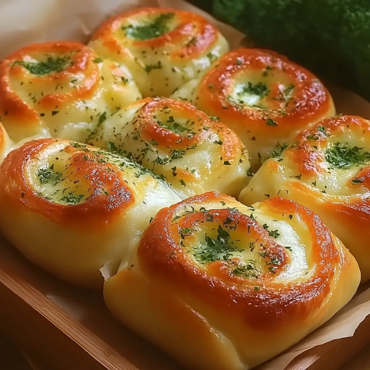 Buttery Cheese Garlic Rolls