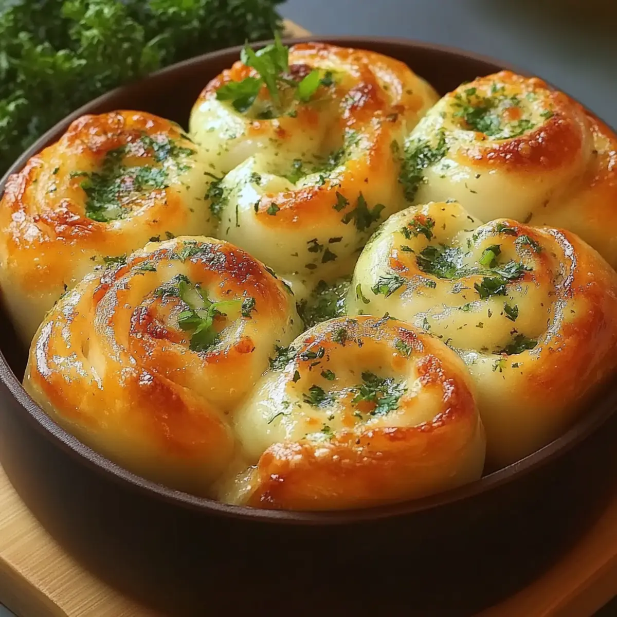Buttery Cheese Garlic Rolls