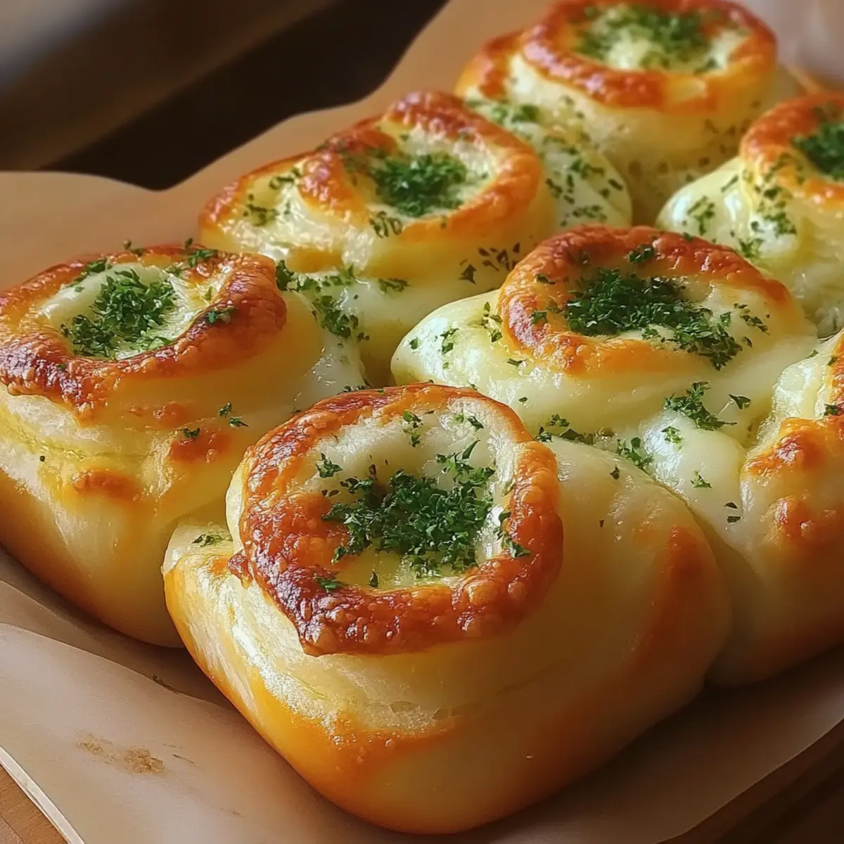 Buttery Cheese Garlic Rolls
