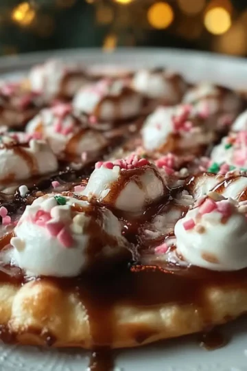 Candy Cane Pizza