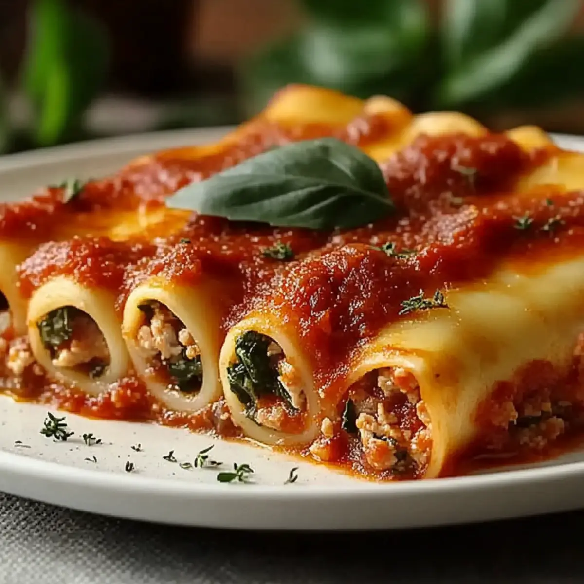 Cannelloni Viande Hachée