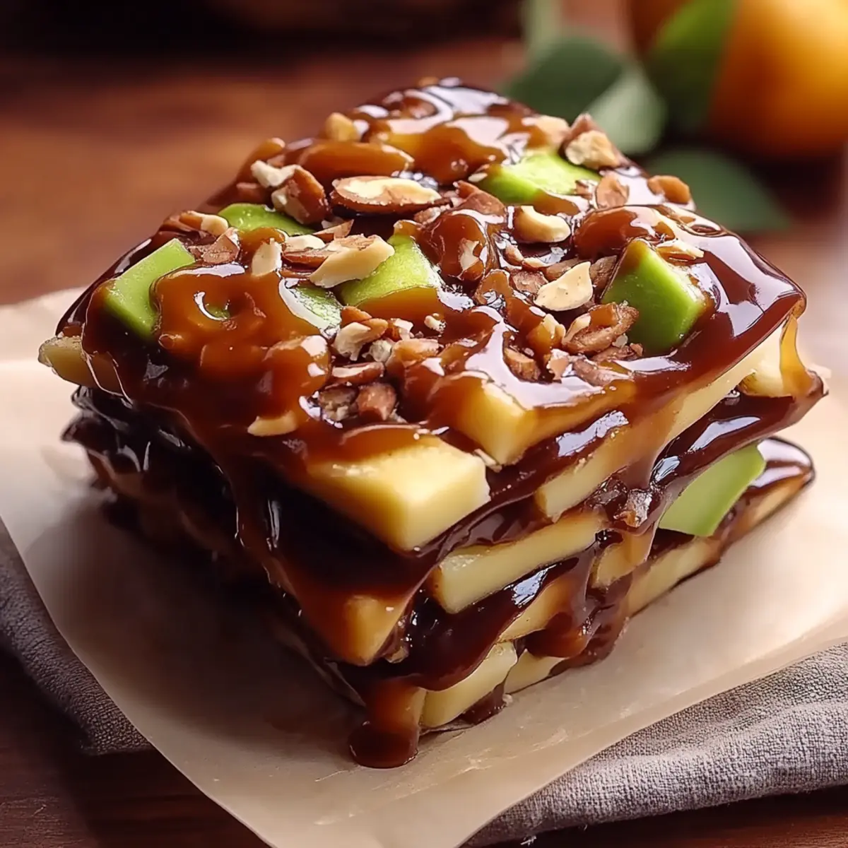 Caramel Apple Bark