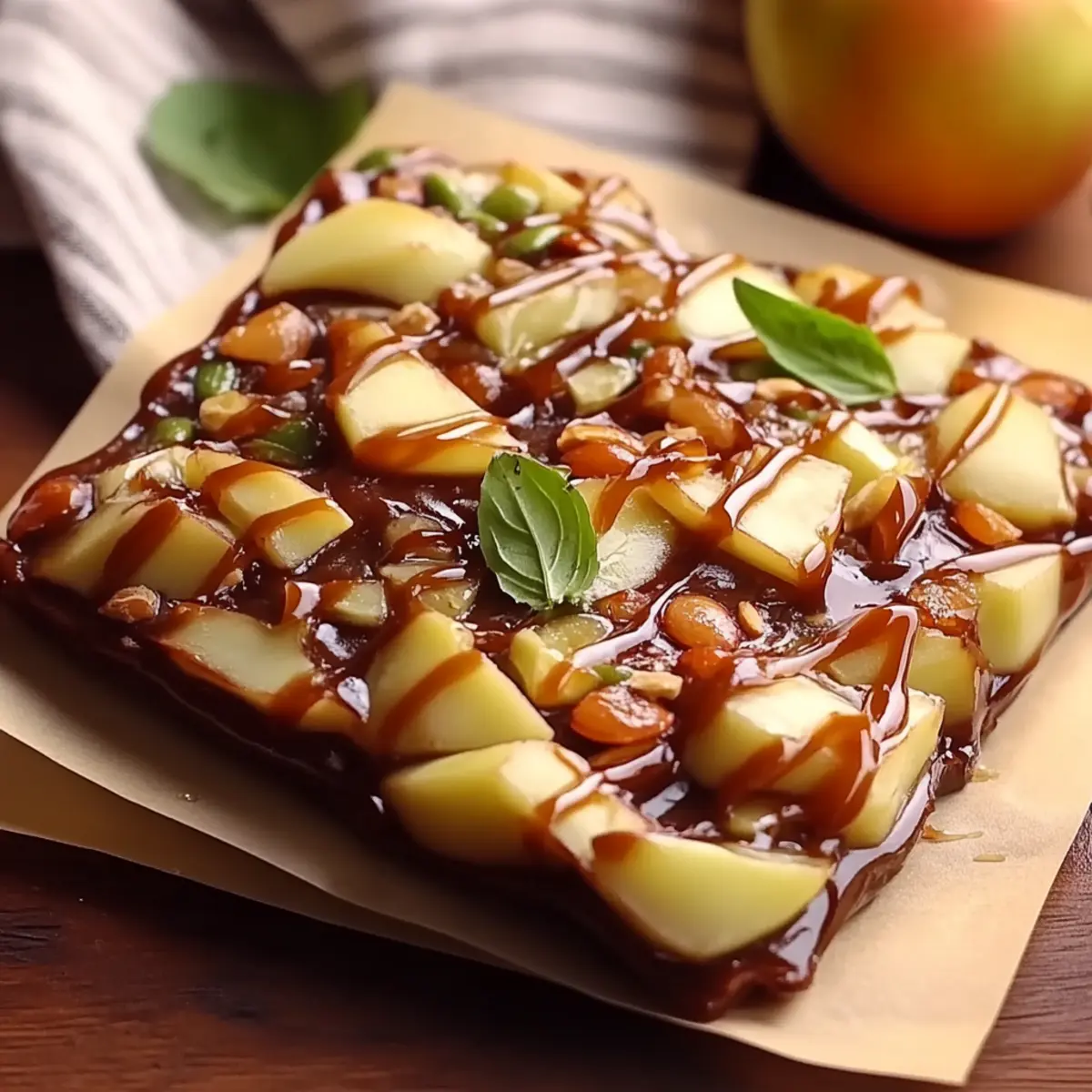 Caramel Apple Bark