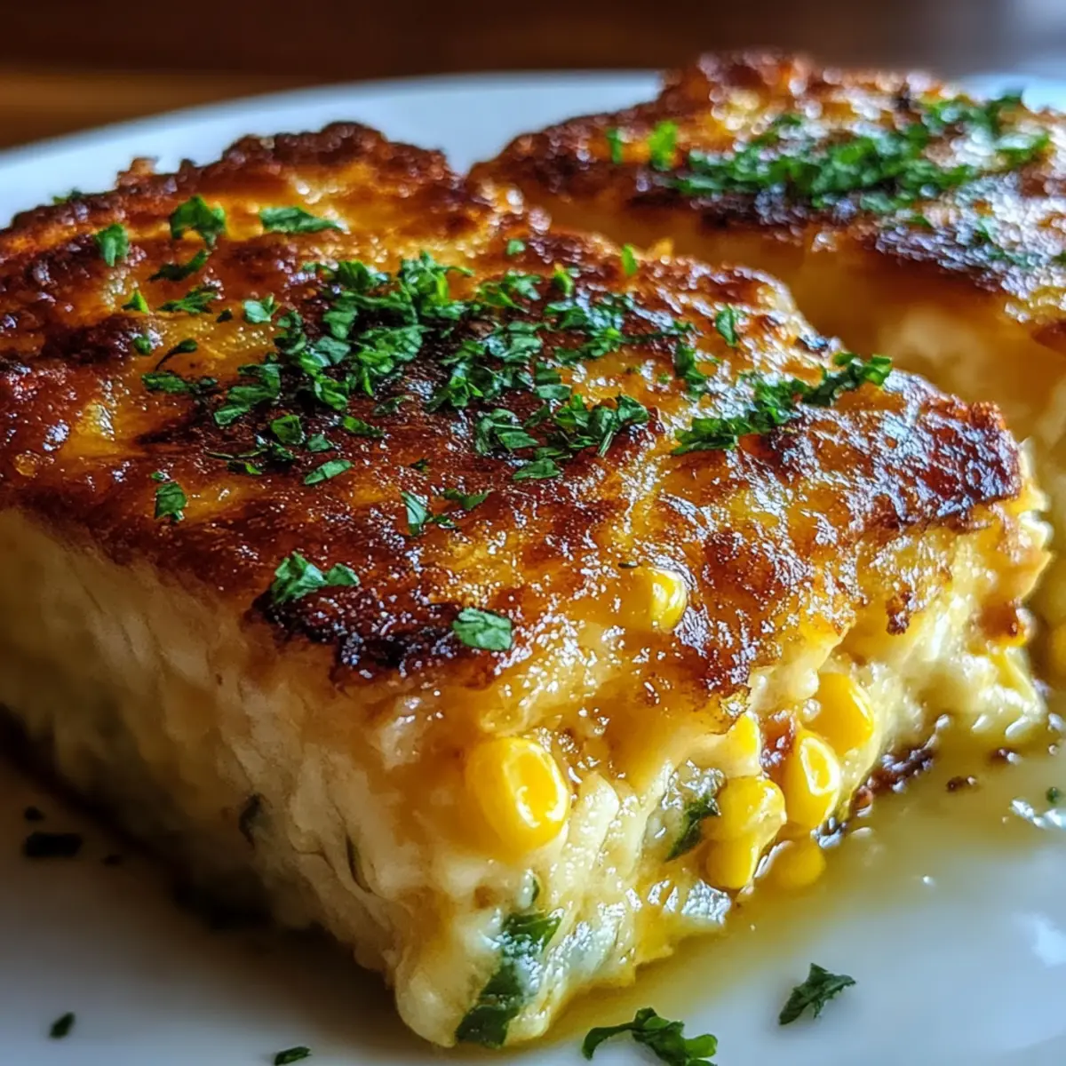 Cheesy Cream Cheese Corn Casserole