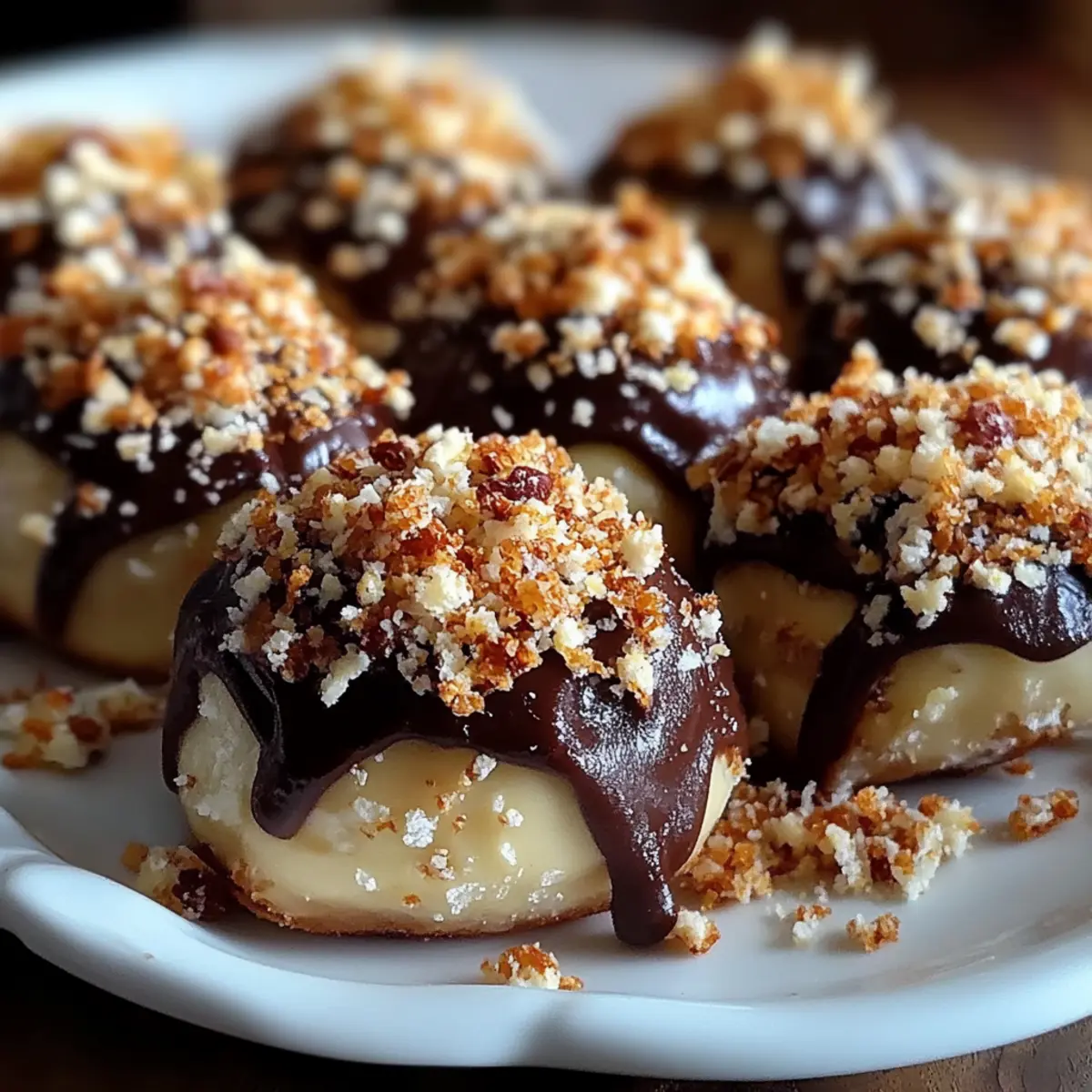 Chocolate-Dipped Bourbon Balls with a Nutty Crunch