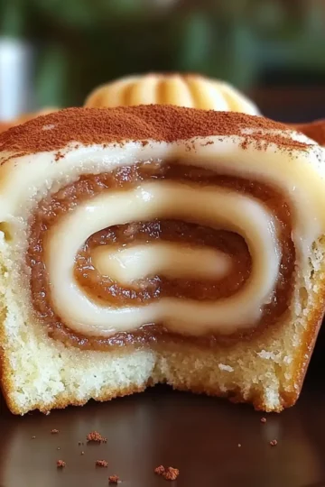 Cinnamon Roll Cupcakes With Swirl Frosting