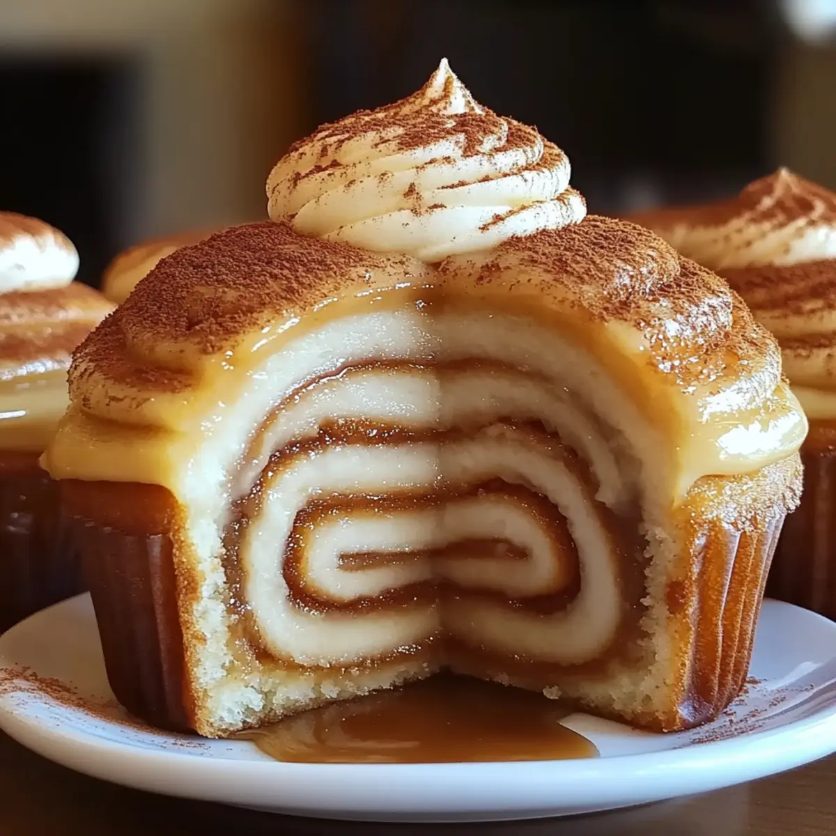 Cinnamon Roll Cupcakes