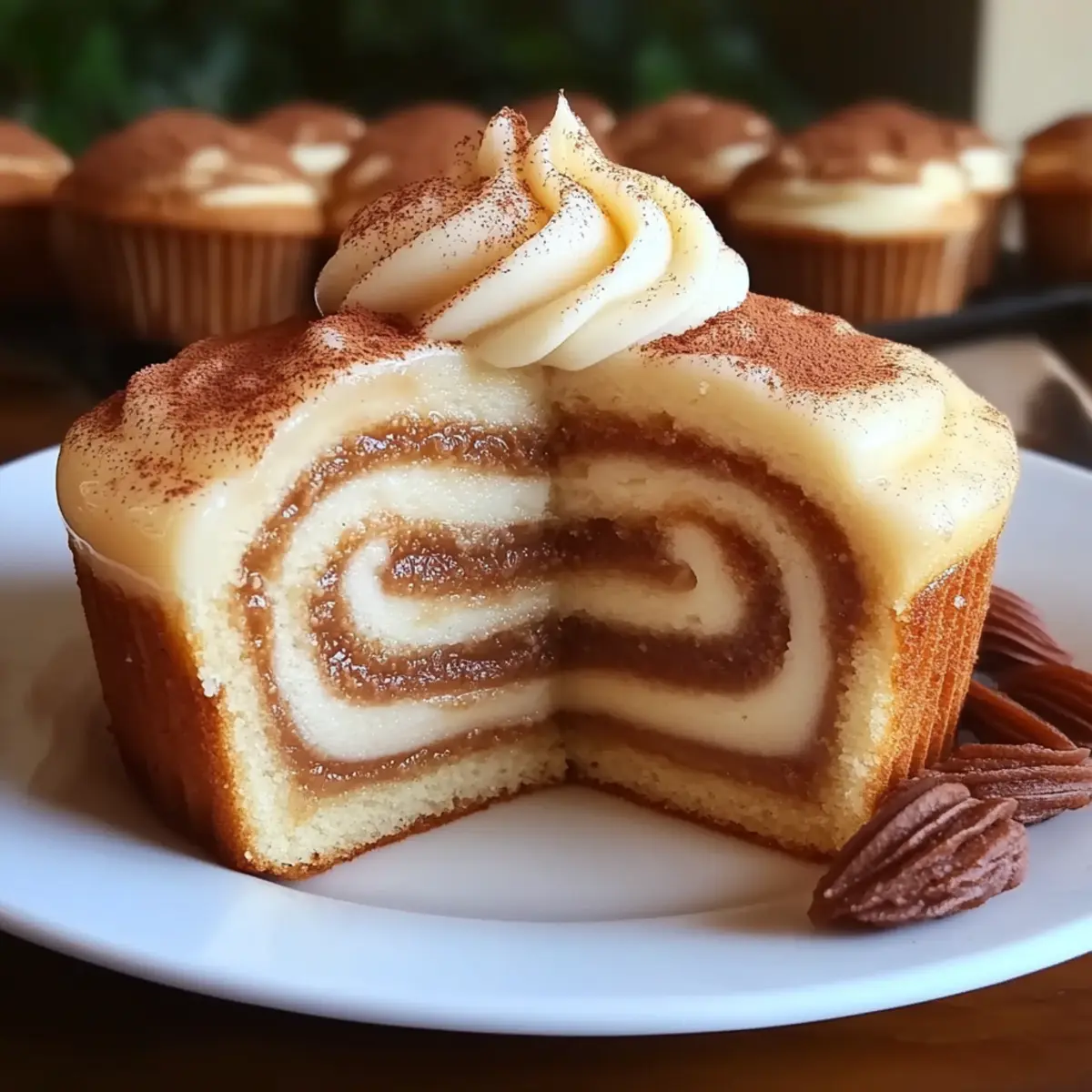 Cinnamon Roll Cupcakes