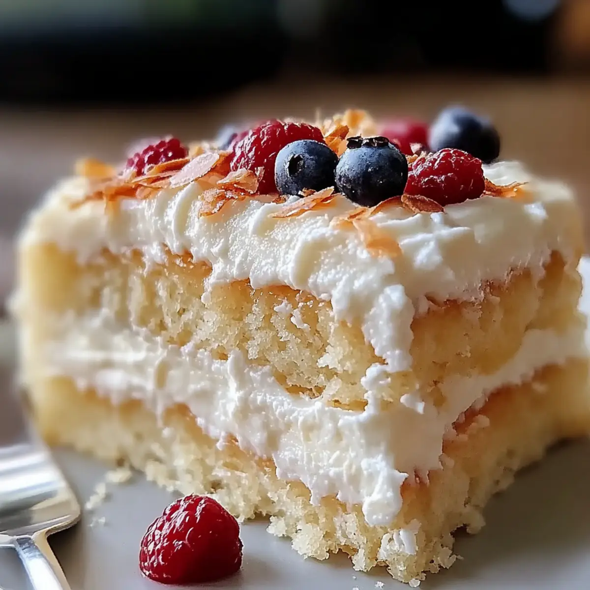 Coconut Cloud Cake