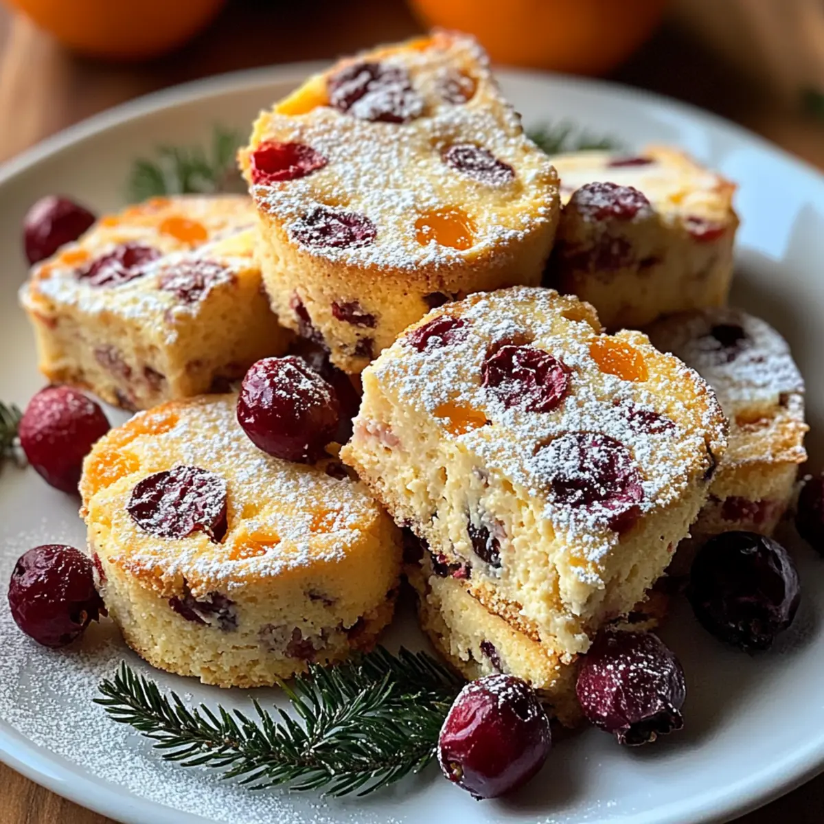 Cozy Cranberry Orange Shortbread