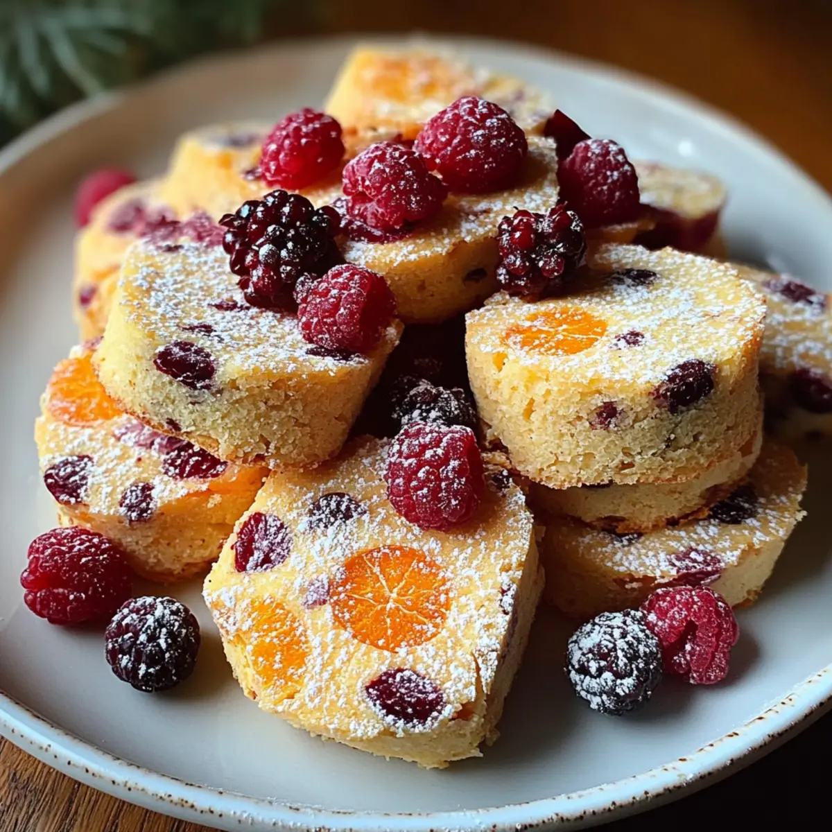 Cozy Cranberry Orange Shortbread