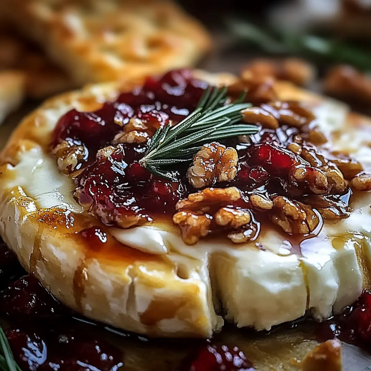 Cranberry Pecan Baked Brie