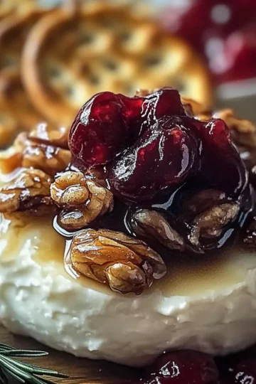 Cranberry Pecan Baked Brie