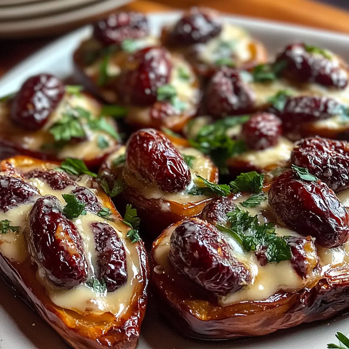 Cranberry Pecan Cream Cheese Stuffed Dates