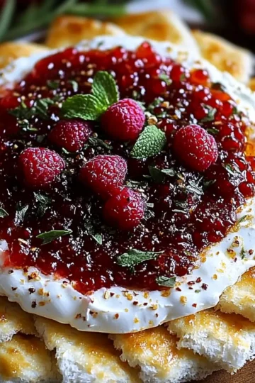 Cranberry Whipped Feta Dip