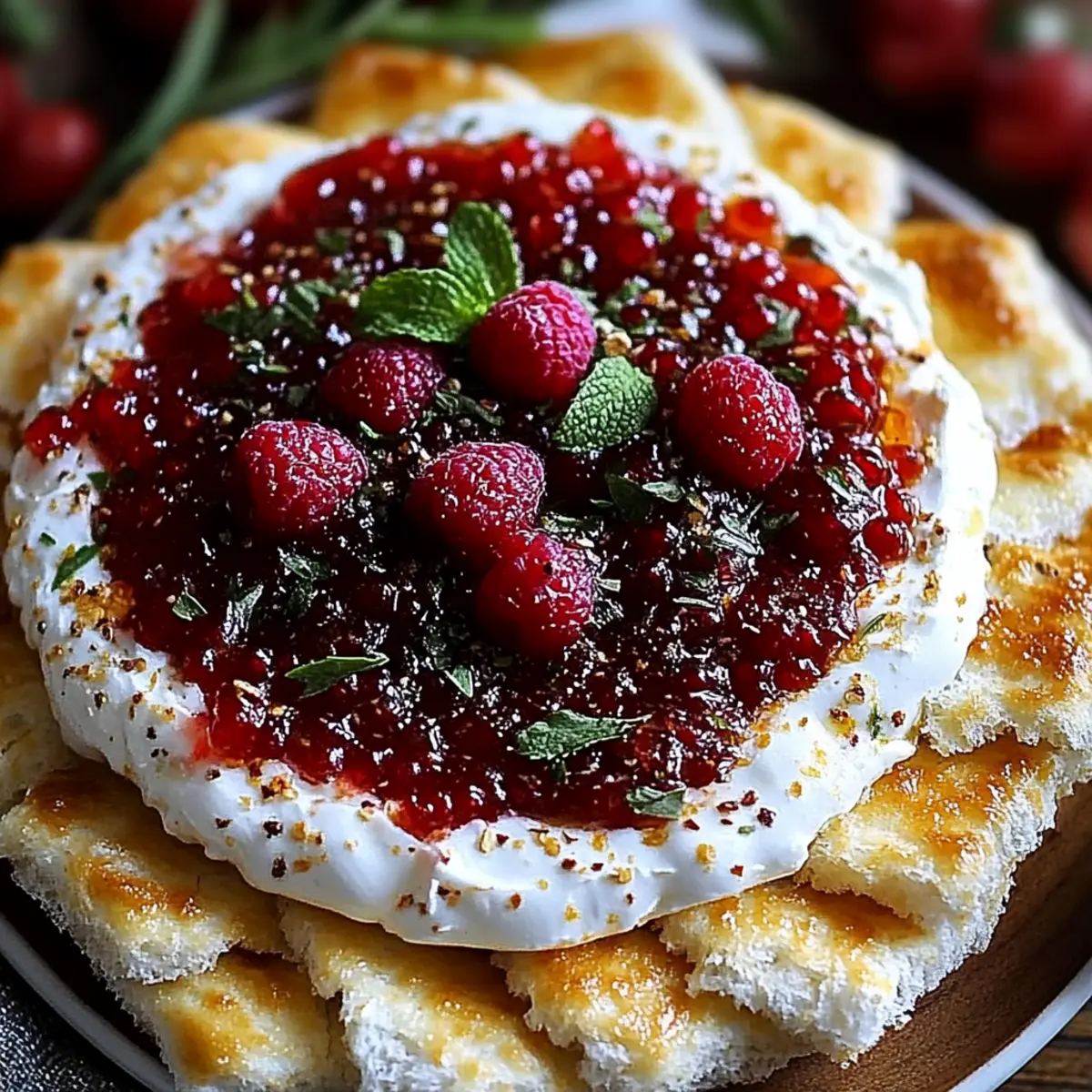 Cranberry Whipped Feta Dip